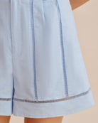 Women's Woven Cotton Shorts Bottoms - RIHOAS