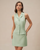 Women's Woven Cotton Skirt Bottoms - RIHOAS