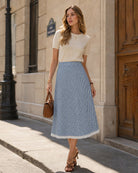 Women's Woven Cotton Skirt - RIHOAS