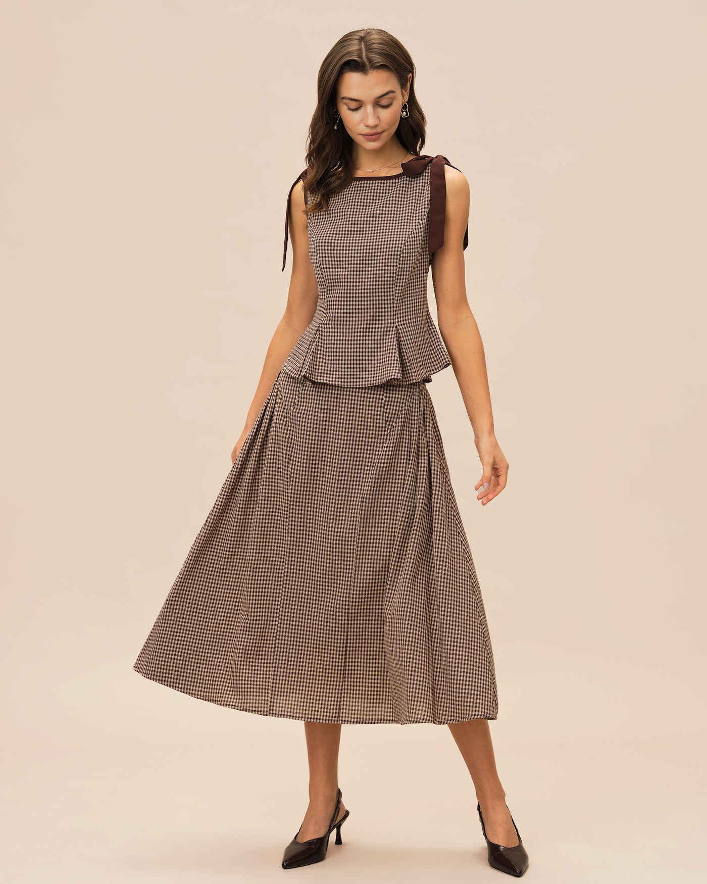 Women's Woven Cotton Skirt Bottoms - RIHOAS