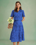 Women's Woven Cotton Skirt Bottoms - RIHOAS