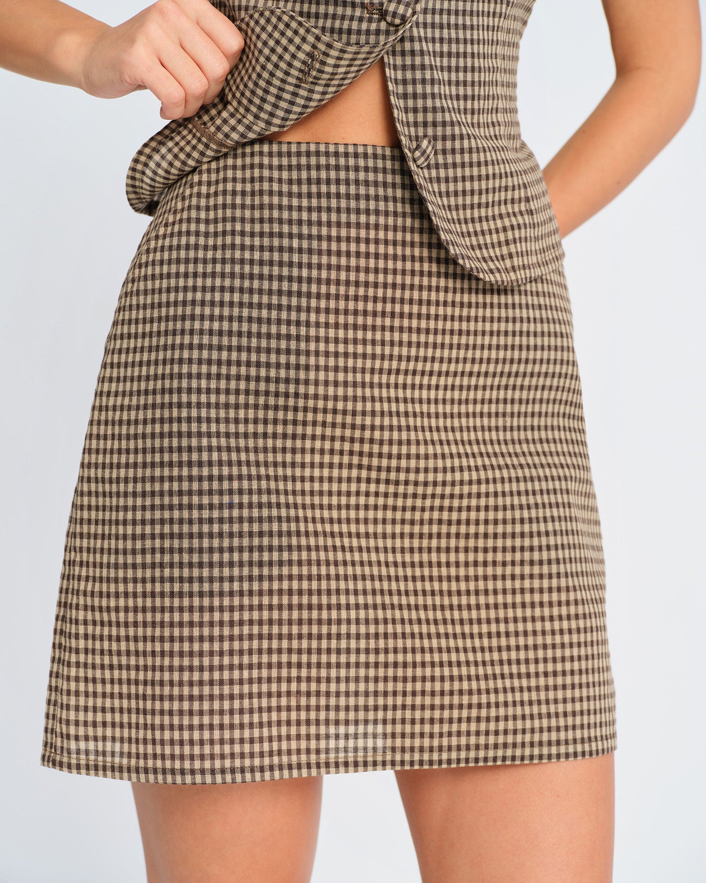 Women's Woven Cotton Skirt Bottoms - RIHOAS