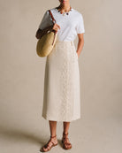 Women's Woven Cotton Skirt Bottoms - RIHOAS