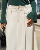 Women's Woven Cotton Skirt Bottoms - RIHOAS