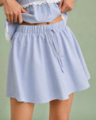Women's Woven Cotton Skirt Bottoms - RIHOAS