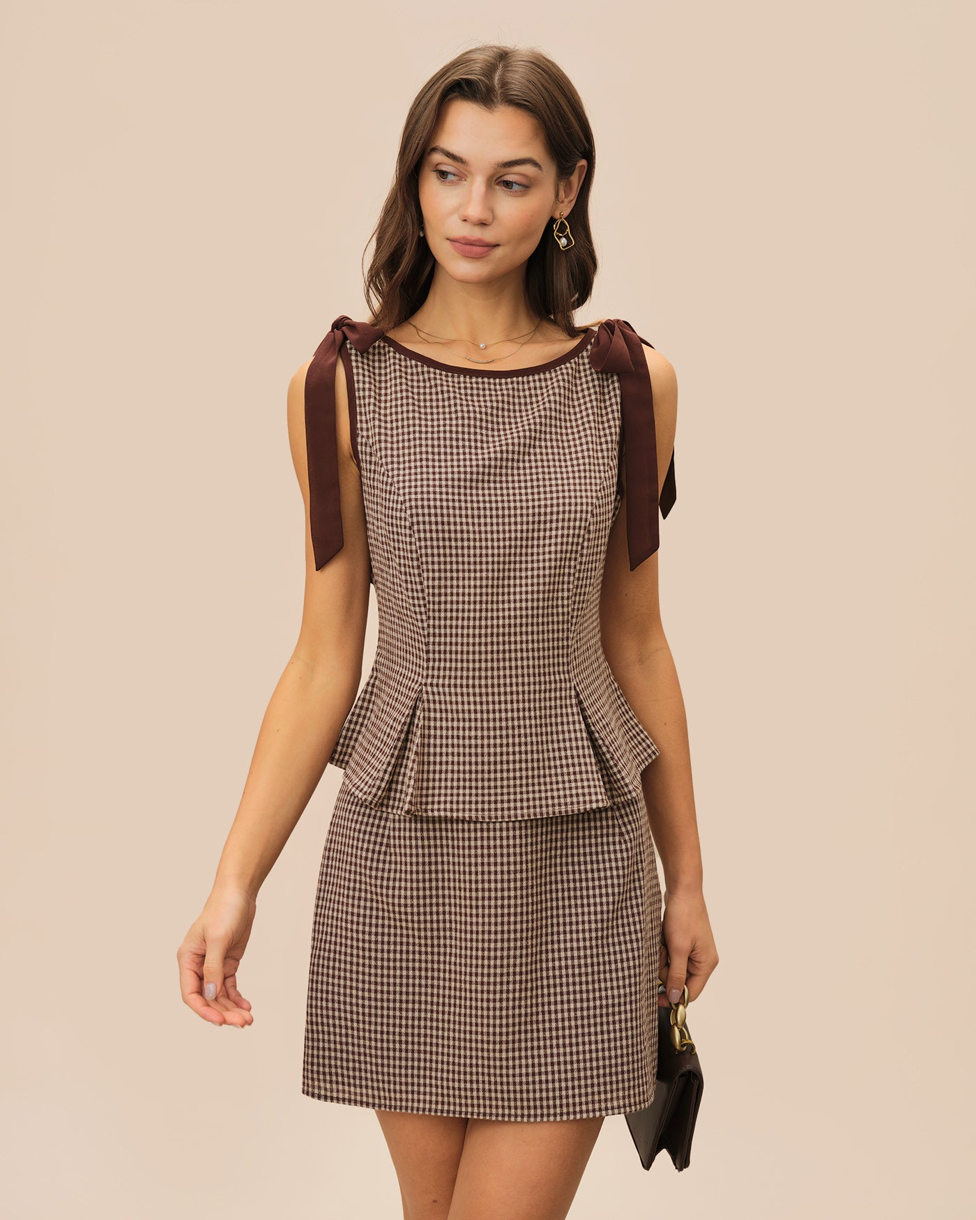 Women's Woven Cotton Skirt Bottoms - RIHOAS