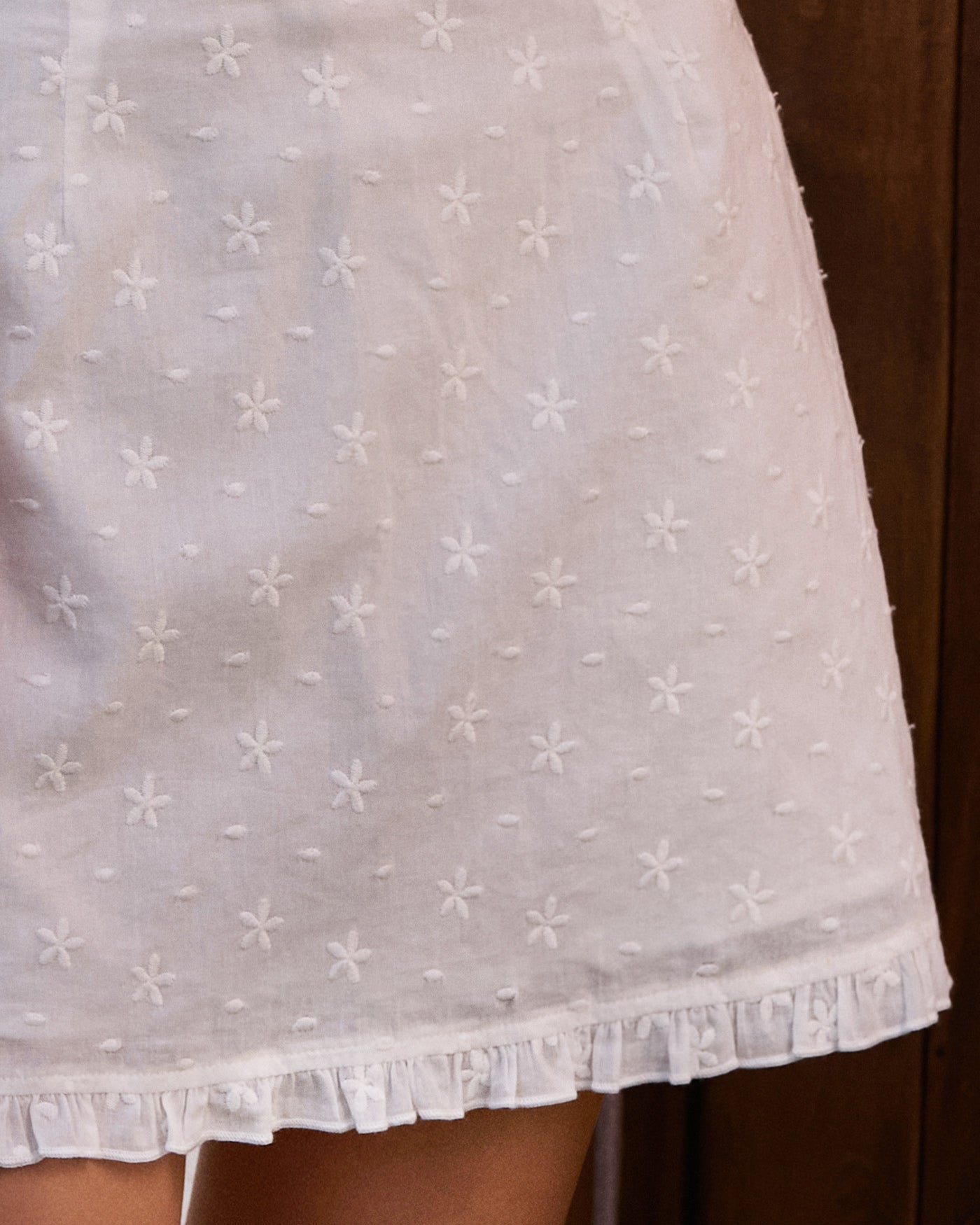 Women's Woven Cotton Skirt Bottoms - RIHOAS