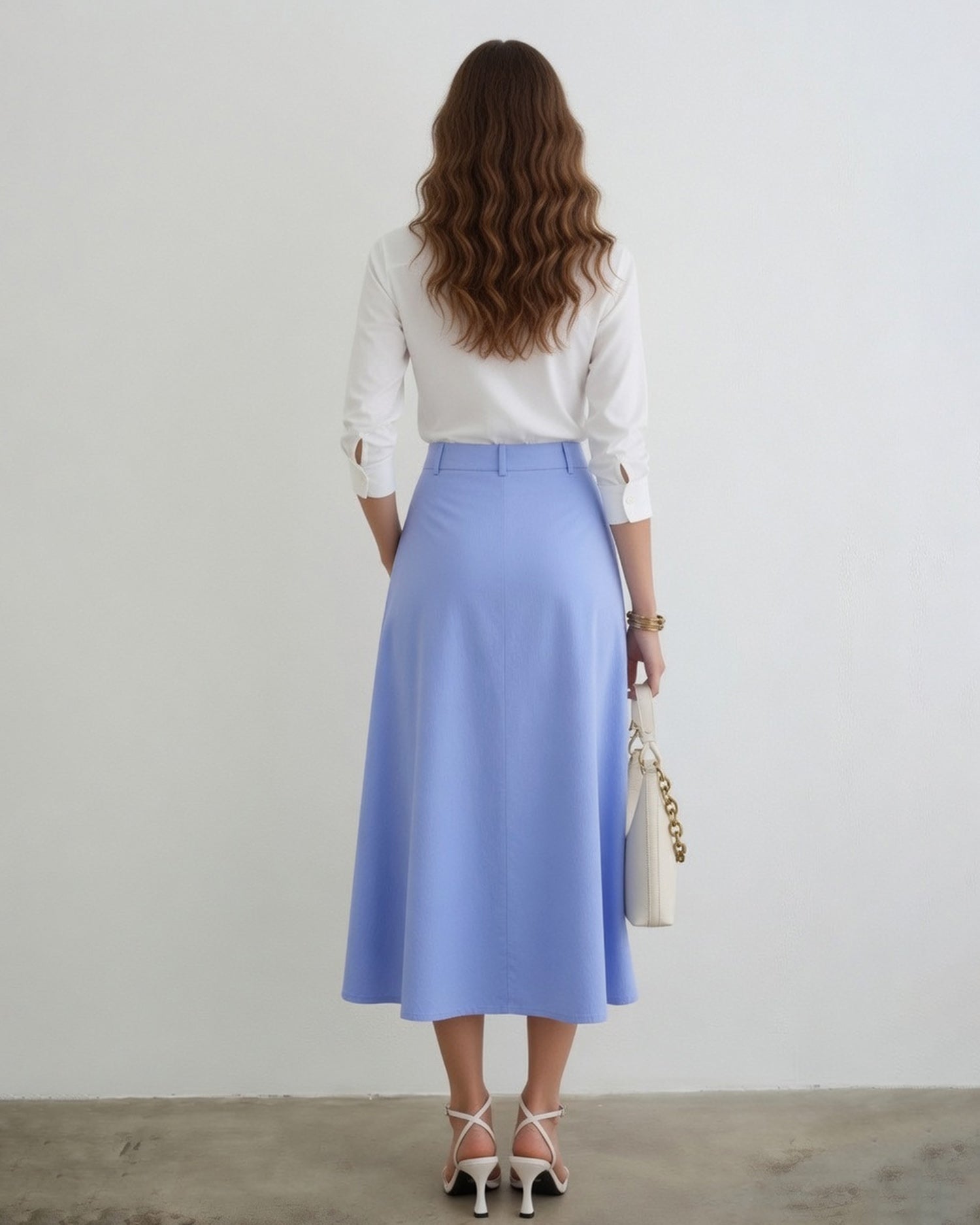 Women's Woven Cotton Skirts - RIHOAS
