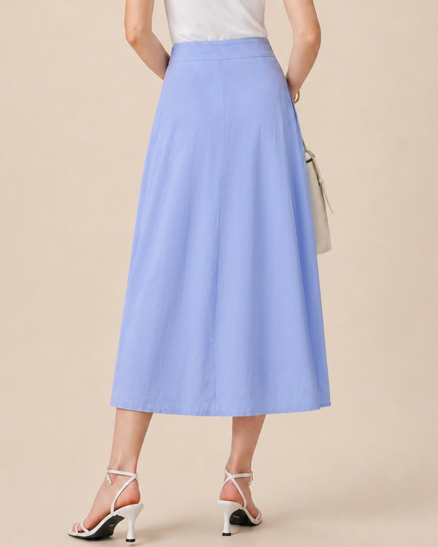 Women's Woven Cotton Skirts Bottoms - RIHOAS