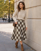 Women's Woven Cotton Skirts - RIHOAS