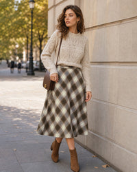 Women's Woven Cotton Skirts - RIHOAS