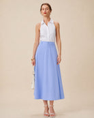 Women's Woven Cotton Skirts Bottoms - RIHOAS