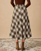 Women's Woven Cotton Skirts - RIHOAS - 03