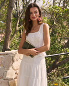 Women's Woven Cotton Tank Tops Tops - RIHOAS