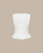 Women's Woven Cotton Tank Tops Tops - RIHOAS
