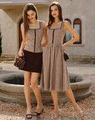 Women's Woven Cotton Tank Tops Tops - RIHOAS