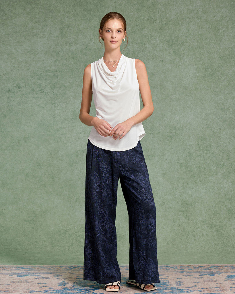 Women's Woven Cotton Tank Tops Tops - RIHOAS
