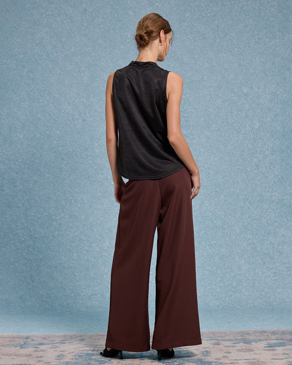 Women's Woven Cotton Tank Tops Tops - RIHOAS