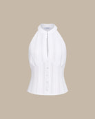 Women's Woven Cotton Tank Tops Tops - RIHOAS