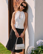 Women's Woven Cotton Tank Tops Tops - RIHOAS