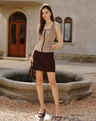 Women's Woven Cotton Tank Tops Tops - RIHOAS