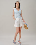 Women's Woven Cotton Tank Tops Tops - RIHOAS