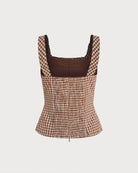 Women's Woven Cotton Tank Tops Tops - RIHOAS