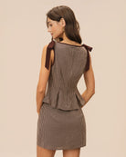 Women's Woven Cotton Tank Tops Tops - RIHOAS