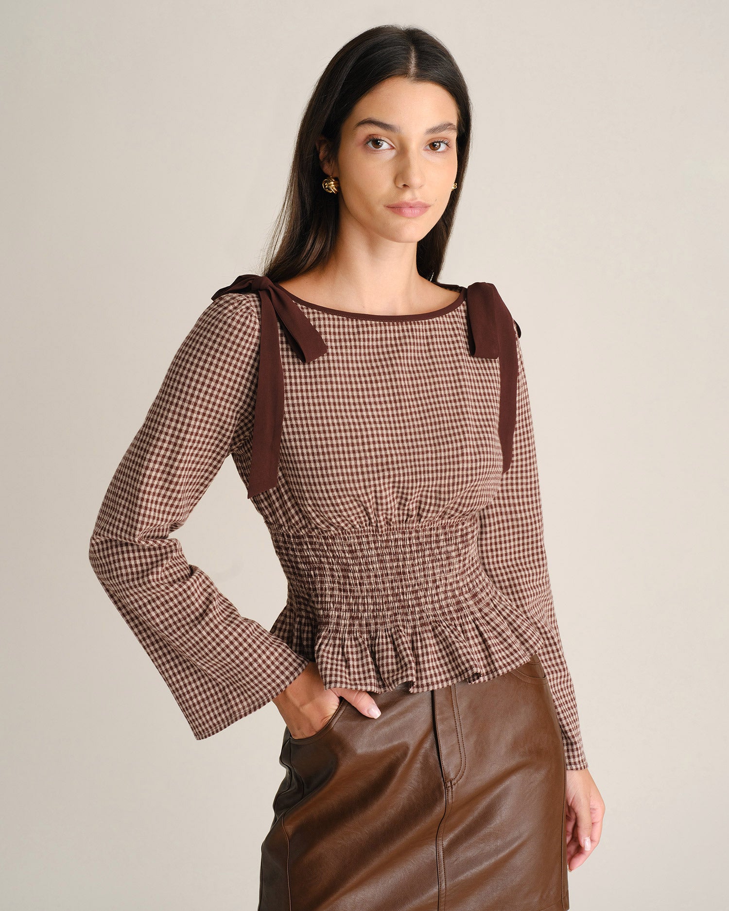 Women's Woven Cotton Tees - RIHOAS - 01