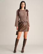 Women's Woven Cotton Tees - RIHOAS - 02