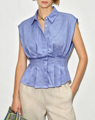 Women's Woven Cotton Top Tops - RIHOAS