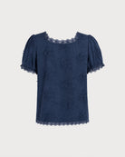 Women's Woven Cotton Top Tops - RIHOAS