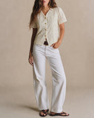 Women's Woven Cotton Top Tops - RIHOAS