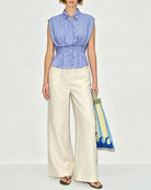 Women's Woven Cotton Top Tops - RIHOAS