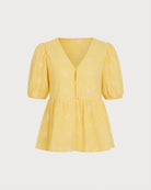 Women's Woven Cotton Top Tops - RIHOAS