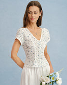 Women's Woven Cotton Top Tops - RIHOAS