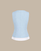 Women's Woven Cotton Vest Tops - RIHOAS