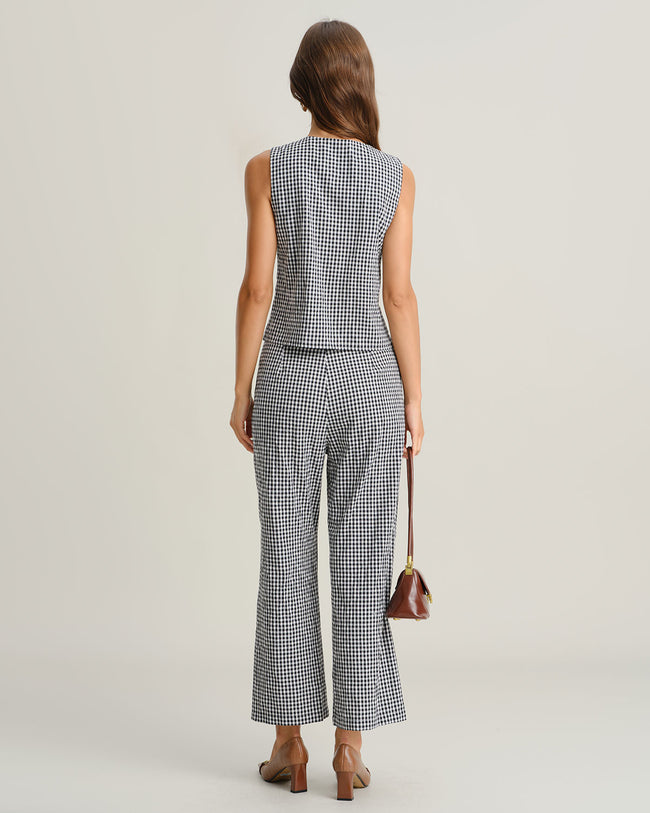 Women's Woven Cotton Vest Tops - RIHOAS