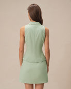 Women's Woven Cotton Vest Tops - RIHOAS