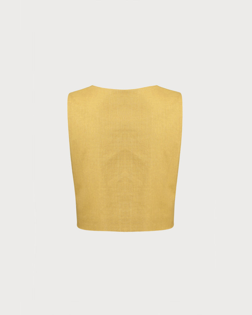 Women's Woven Cotton Vest Tops - RIHOAS