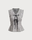 Women's Woven Cotton Vest Tops - RIHOAS