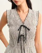 Women's Woven Cotton Vest Tops - RIHOAS