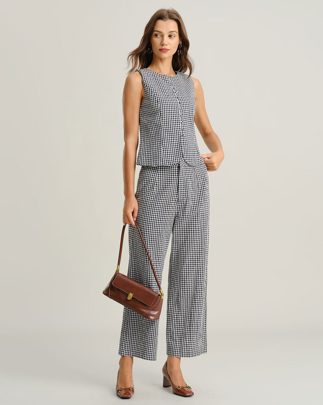 Women's Woven Cotton Vest Tops - RIHOAS