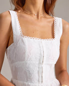 Women's Woven Nylon Midi Dress Dresses - RIHOAS