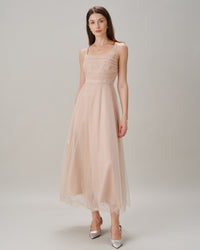 Women's Woven Nylon Midi Dresses Dresses - RIHOAS
