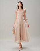 Women's Woven Nylon Midi Dresses Dresses - RIHOAS