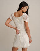 Women's Woven Nylon Mini Dresses - RIHOAS - 05