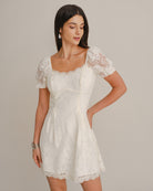 Women's Woven Nylon Mini Dresses - RIHOAS