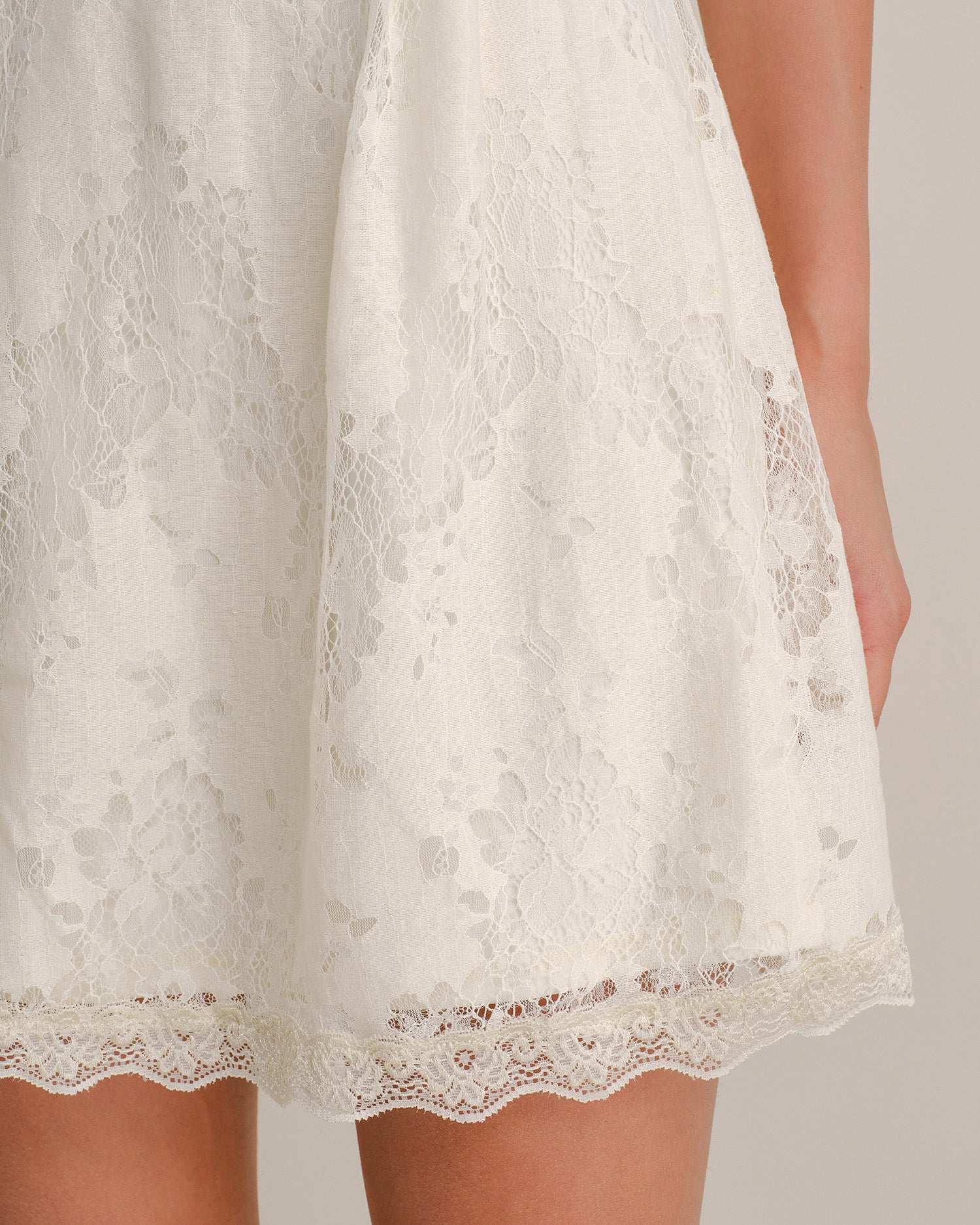 Women's Woven Nylon Mini Dresses - RIHOAS