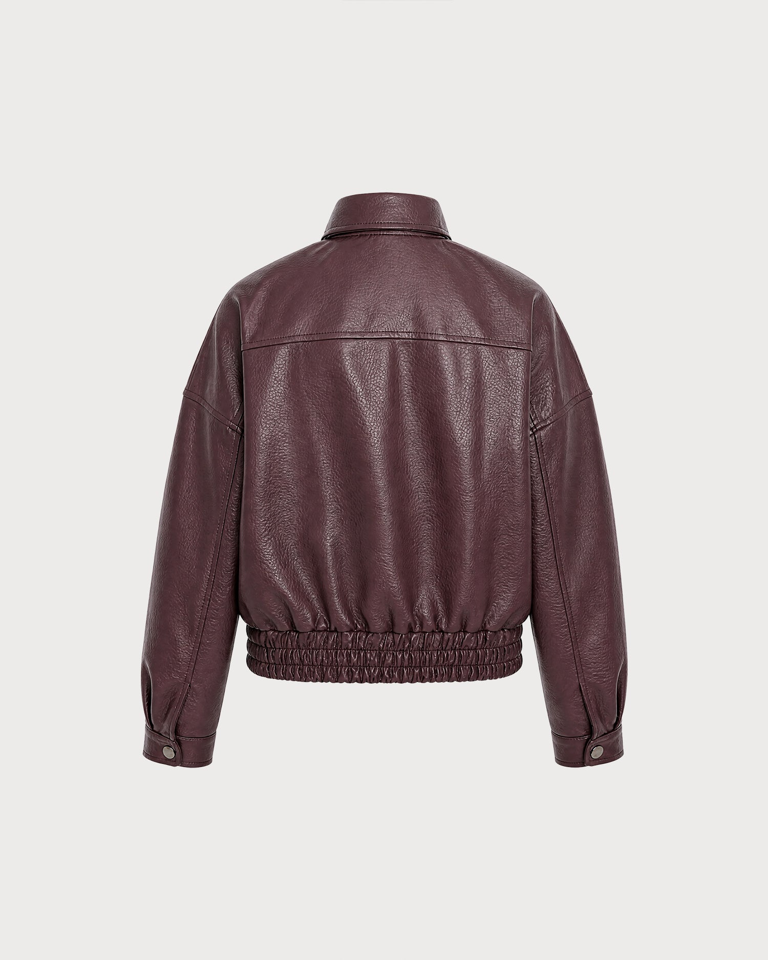 Women's Woven PU Jacket - RIHOAS - 02